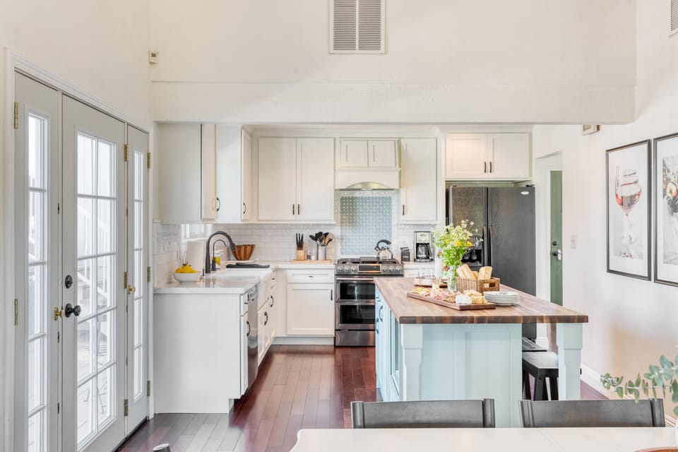 Modern appliances and tons of counter space.