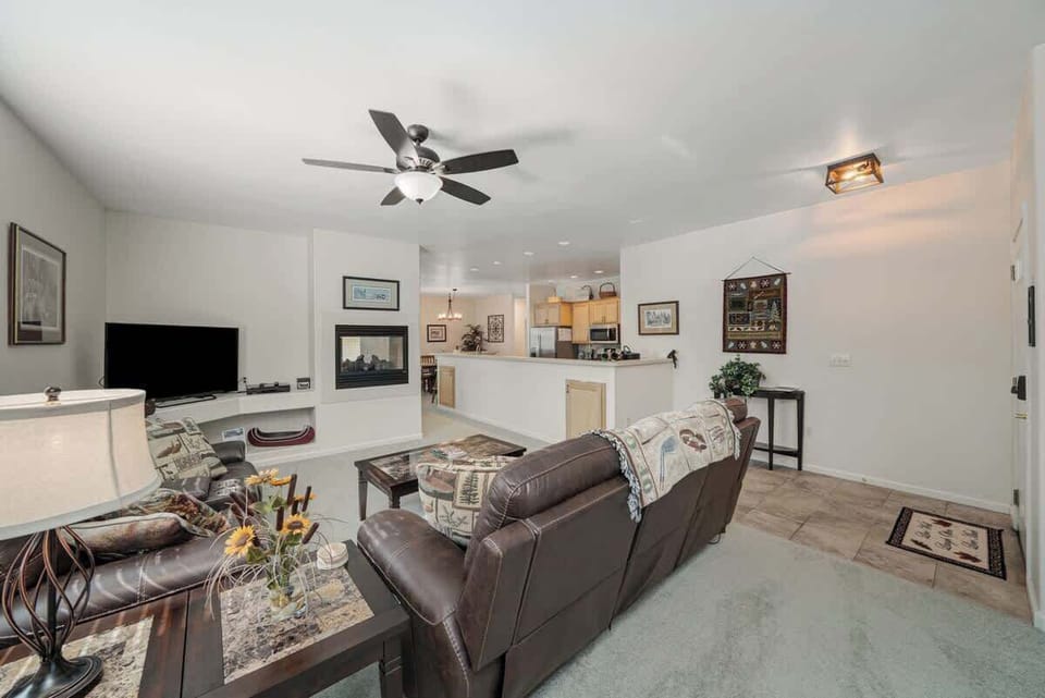 The first of two living rooms