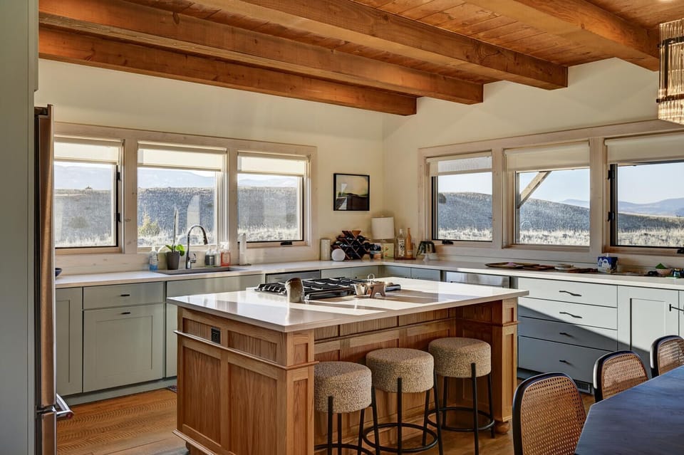 Plenty of kitchen space to cook up a chef's dream.