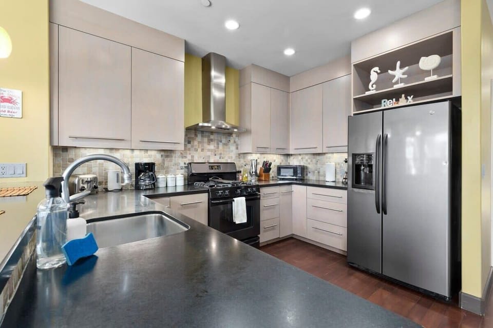 Kitchen Overlooking the Village