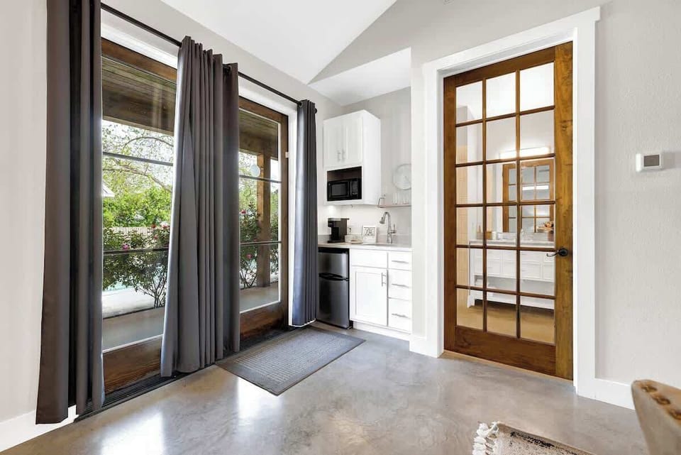 Direct access to pool area.