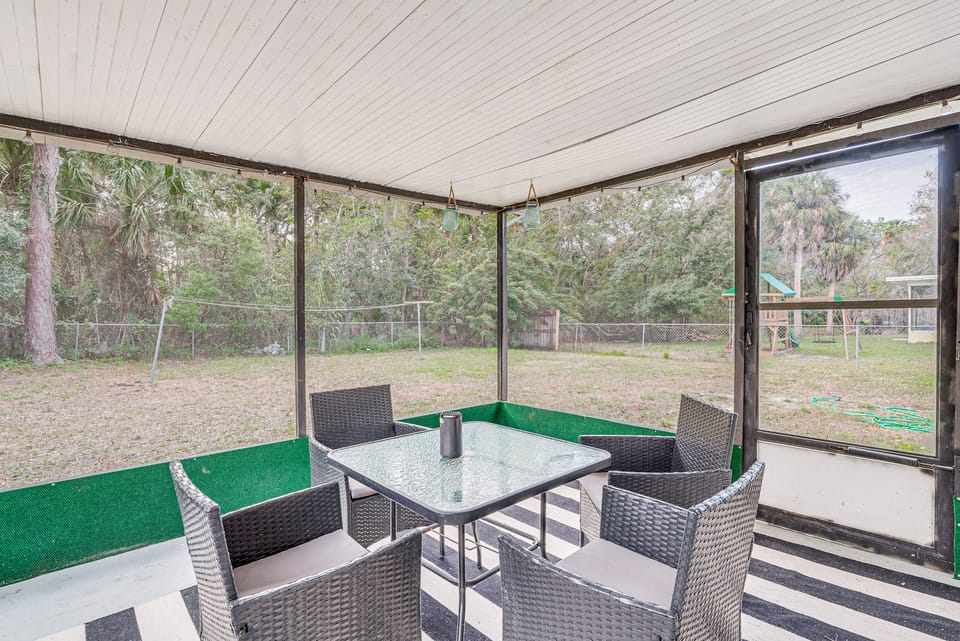 Outdoor Space | Dining Area | Fenced-In Yard