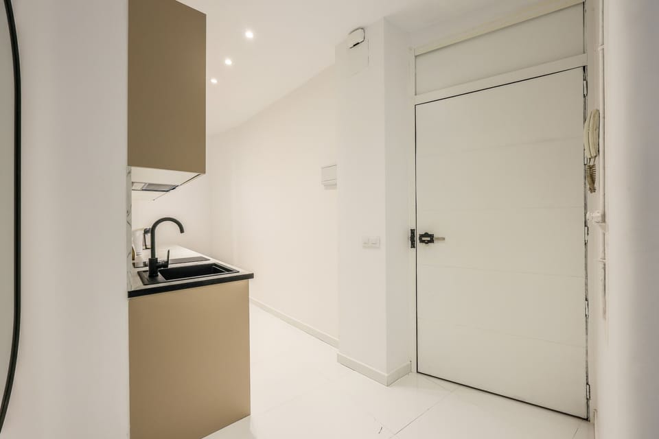 View of the kitchen and entrance of the apartment