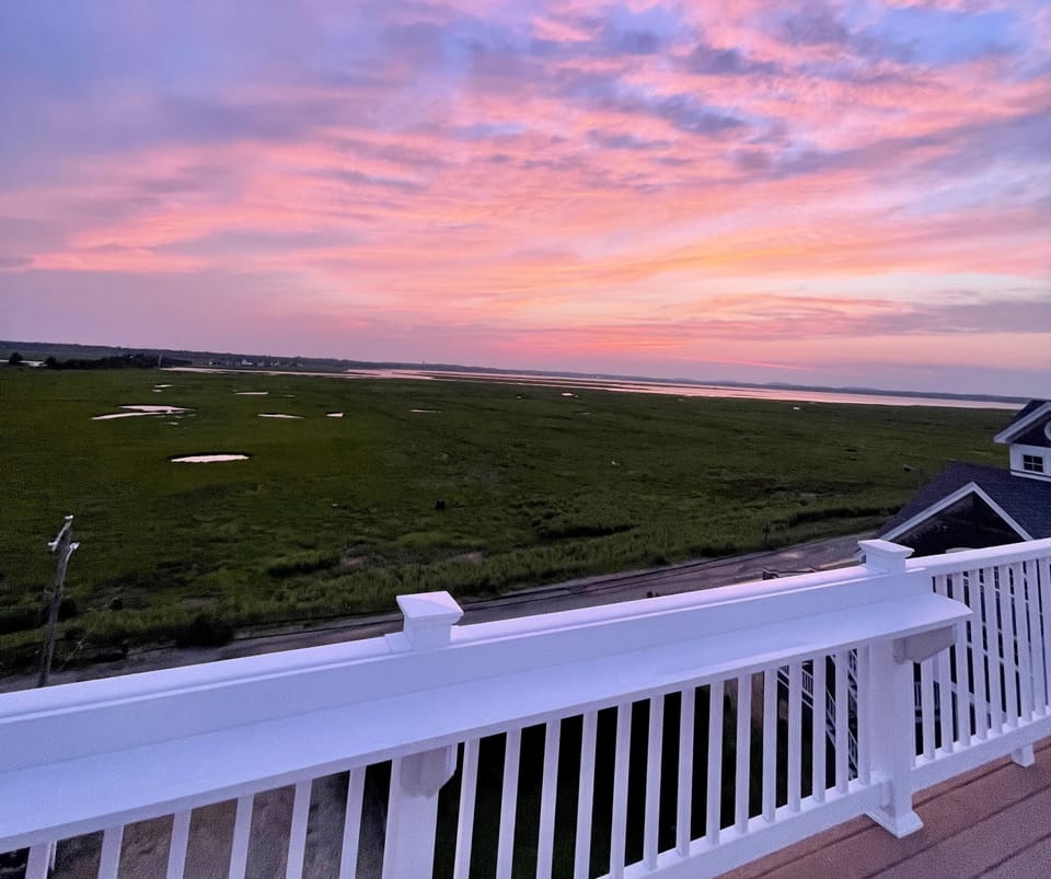 Sunset View over the Marsh and River