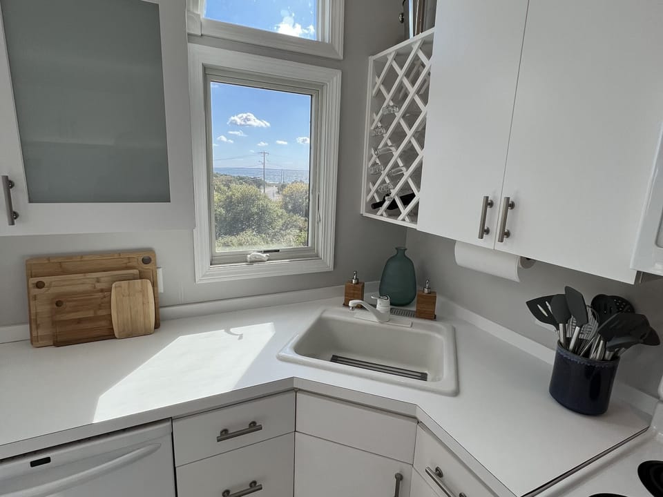 View of Atlantic from Kitchen 