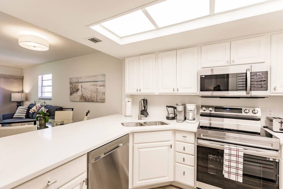 All brand new appliances, coffee maker Keurig pods, and standard coffee pods.