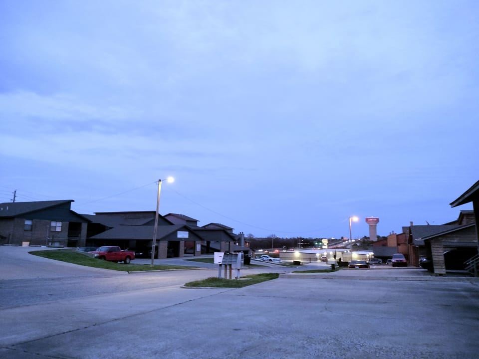 neighborhood night view 