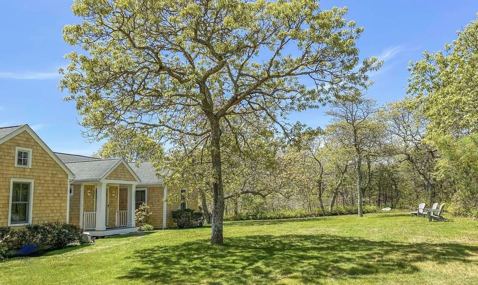 3 acres of manicured lawns

