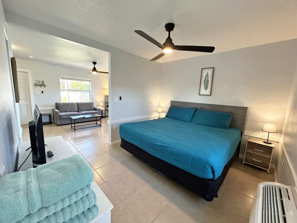 Premium king mattress offering a comfortable retreat for cottage guests.