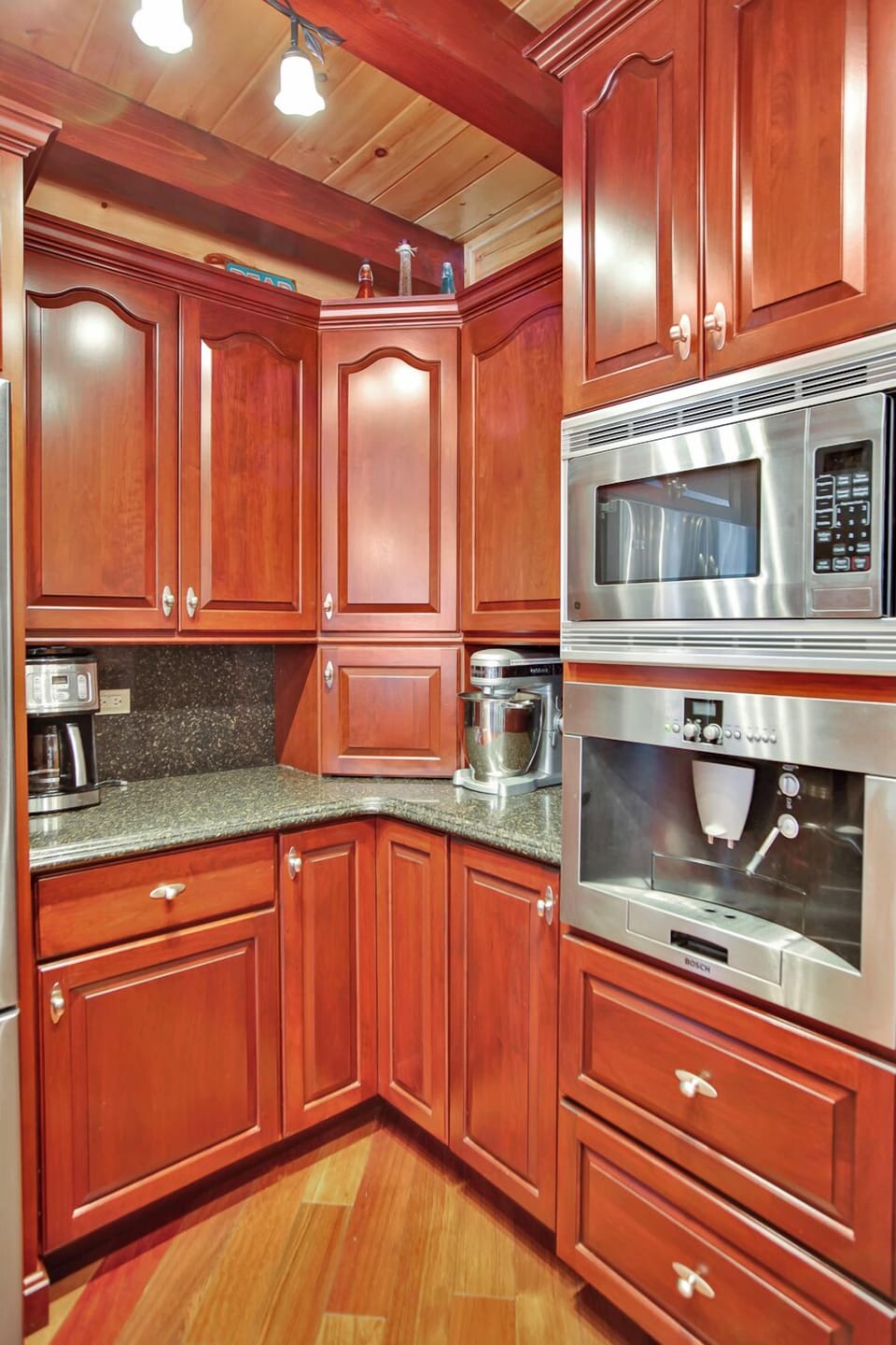 Coffee pot and espresso maker to start your day, please bring your own coffee. 