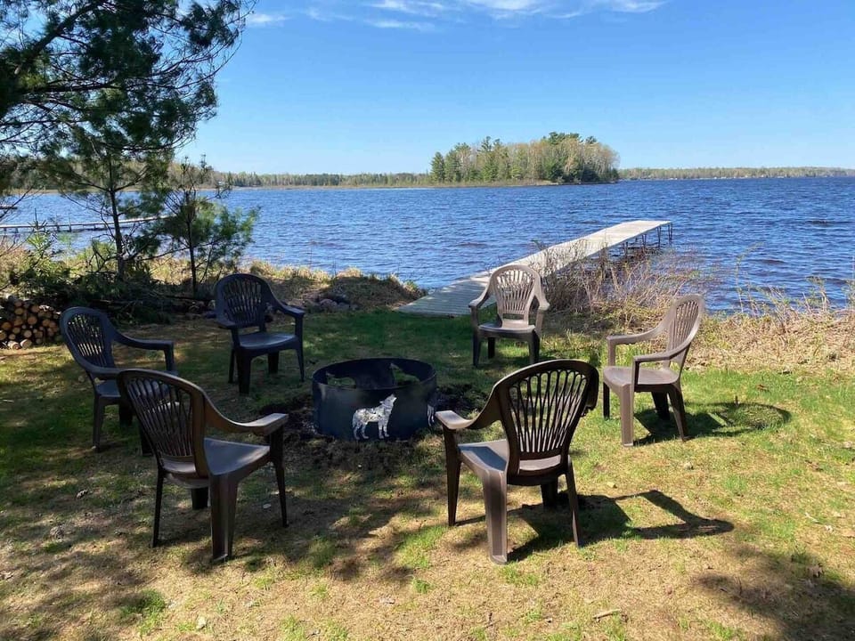 The water is really that close at The Edgewater.
