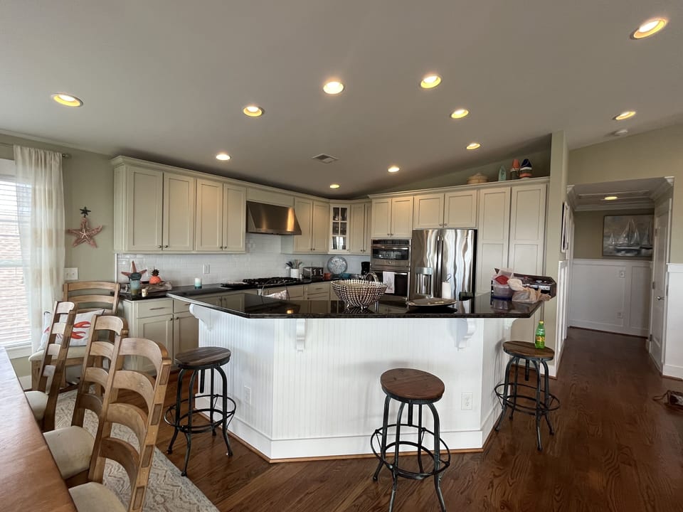Kitchen view from dining room