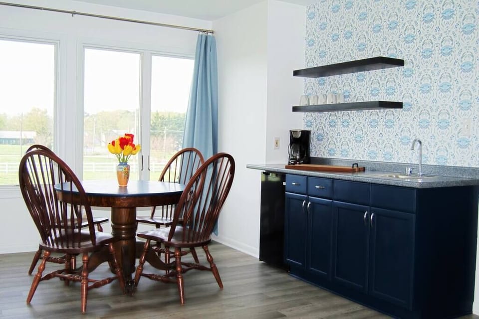 The perfect spot for your morning coffee or for a favorite beverage and treats in the afternoon. 