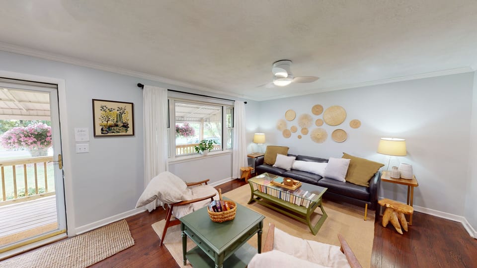 Our living room has all the comforts of home