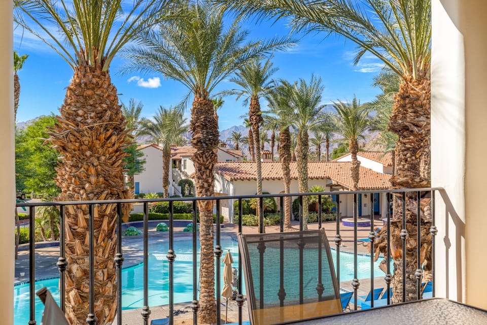 View of main pool from King Suite I balcony.