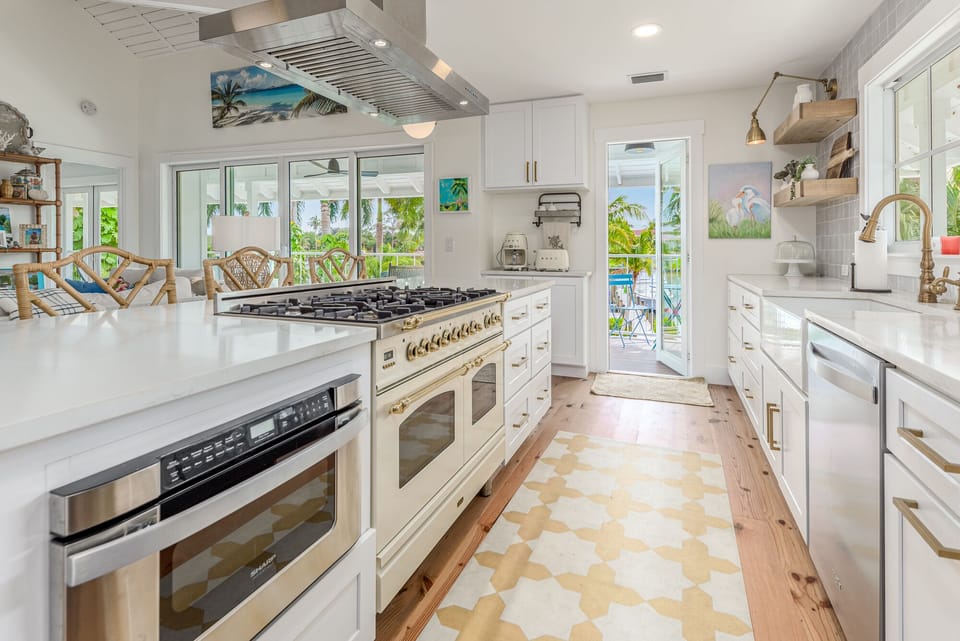 Stainless Steel appliances in all new kitchen