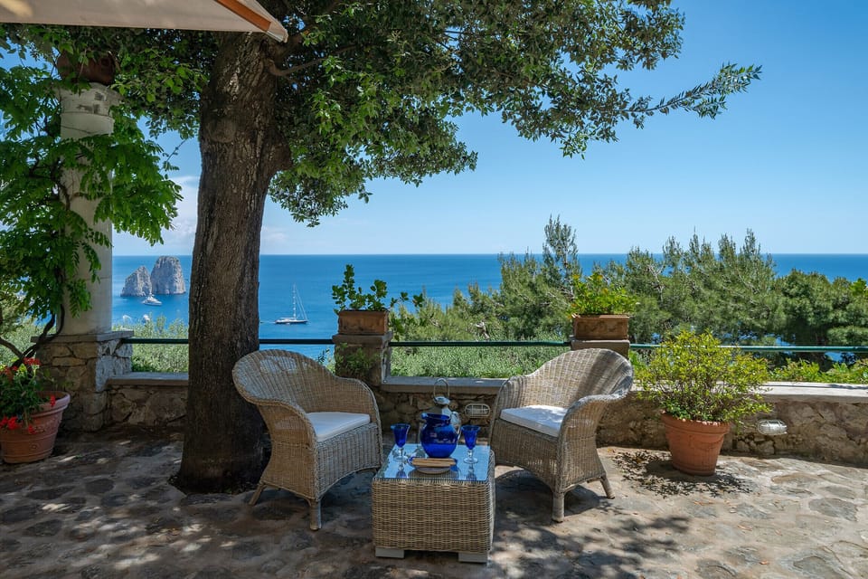 The terrace
