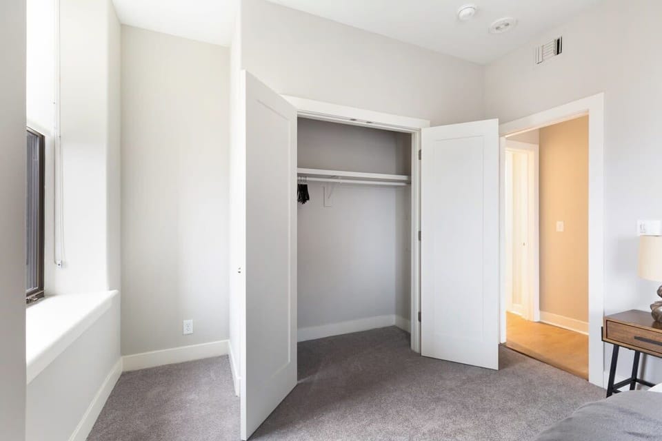 Ample storage space for luggage