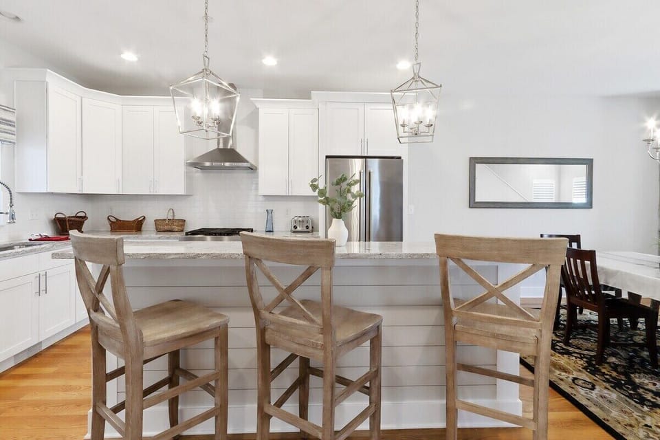 Beautifully renovated kitchen.