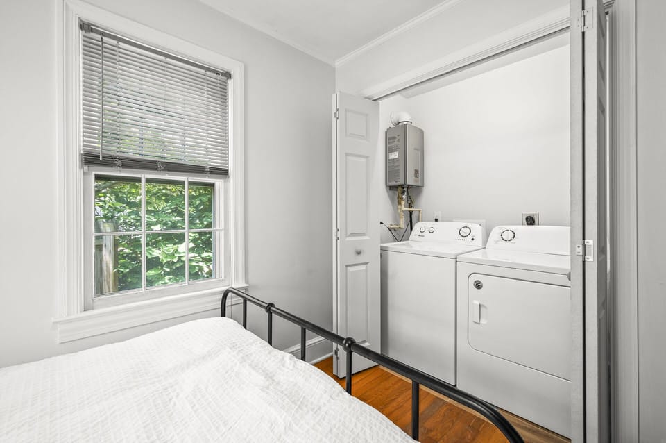 Full Size Washer and Dryer for your convenience.