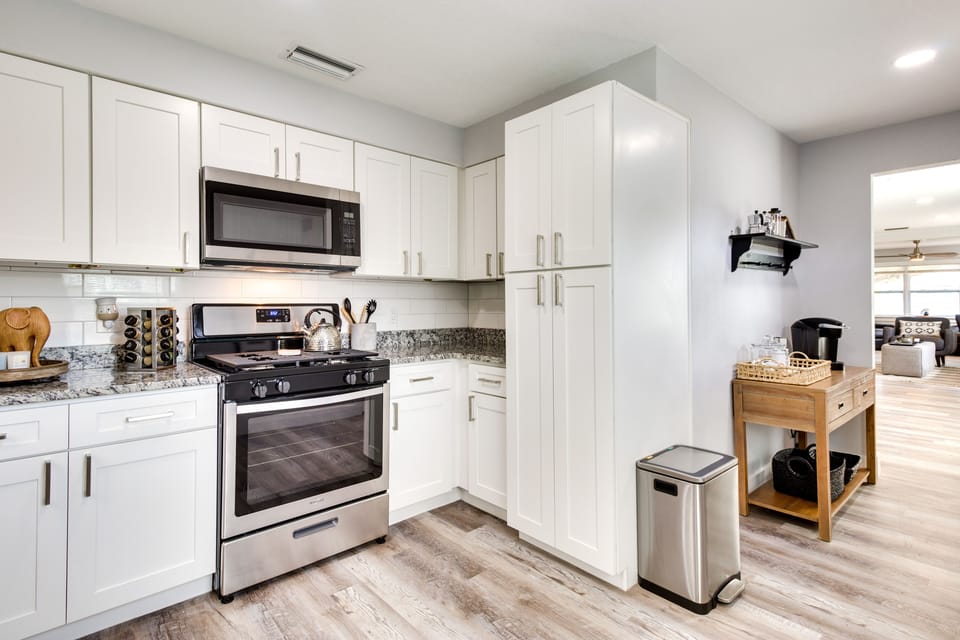 Kitchen | Coffee Bar | Keurig Coffee Maker | Toaster | Crockpot