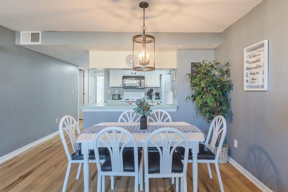 Quaint dining room to gather for meals