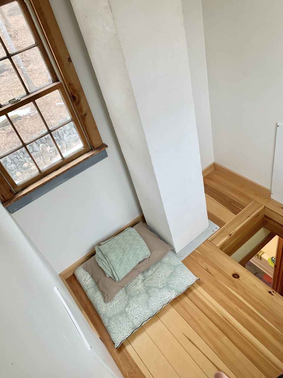 Cupola space- perfect for reflective time for an adult, or kids' play hideout