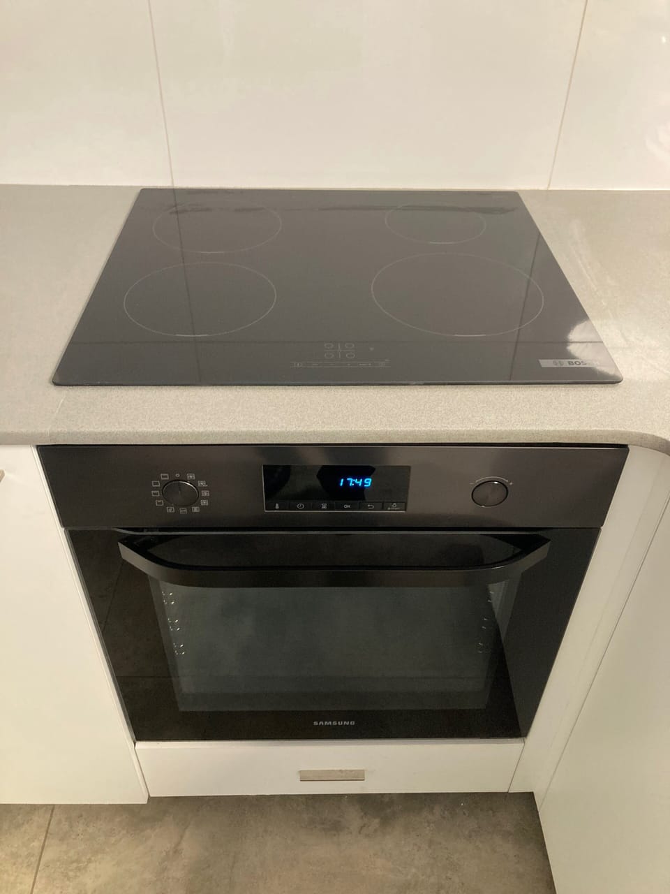 Induction stove and Samsung oven