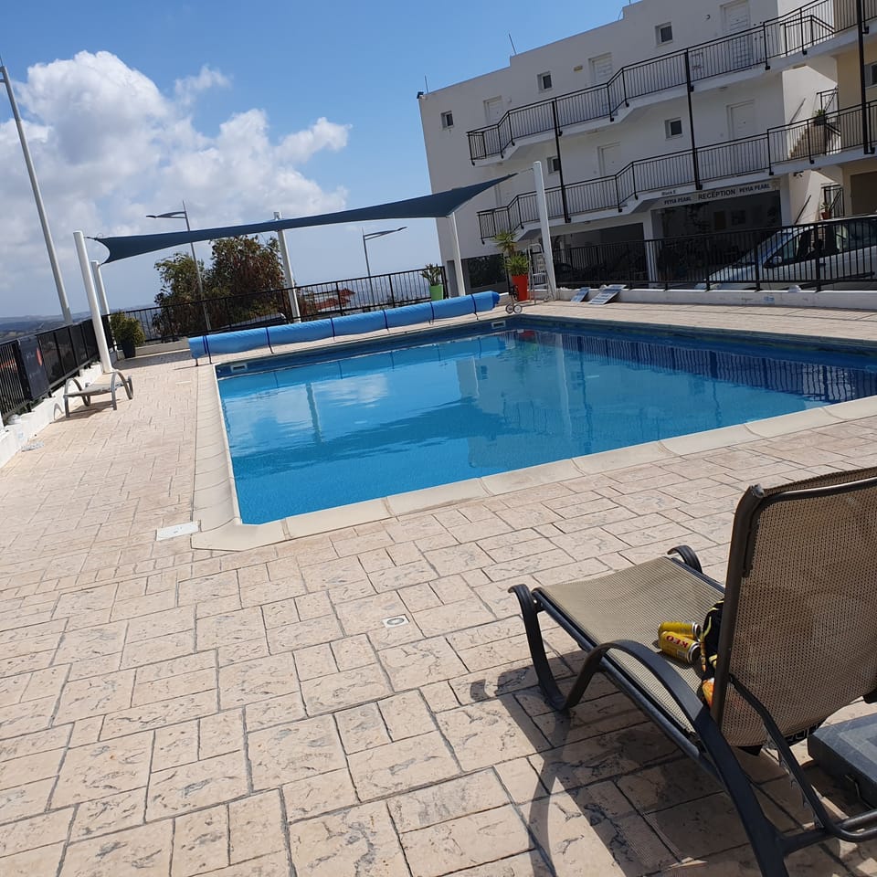 Early season pool view