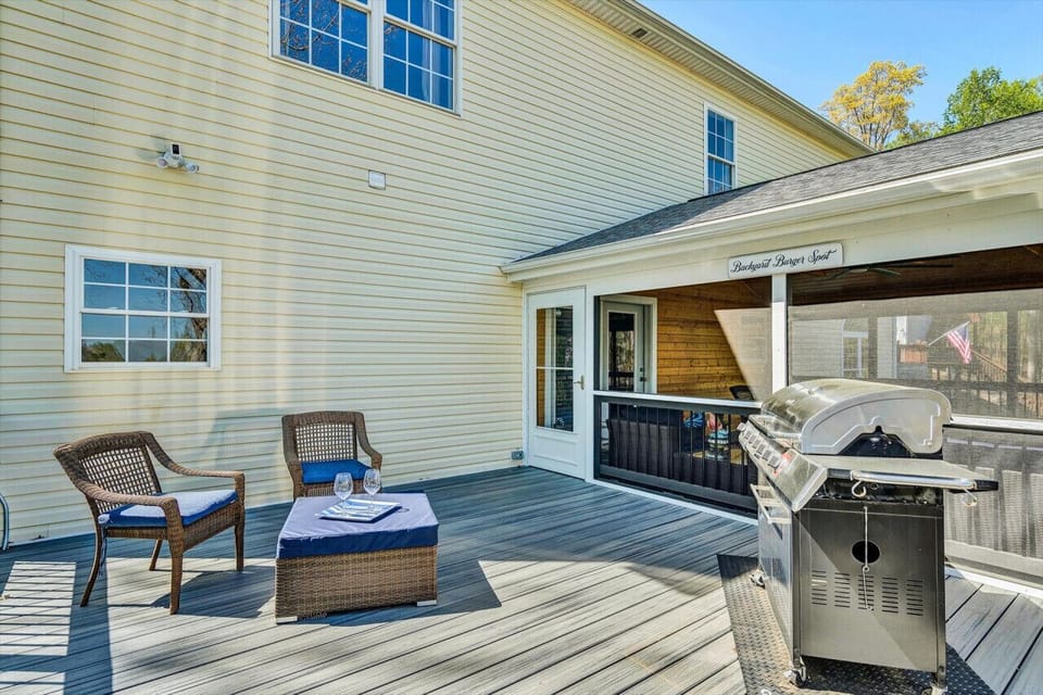Cook a family meal outdoors on our gas grill.