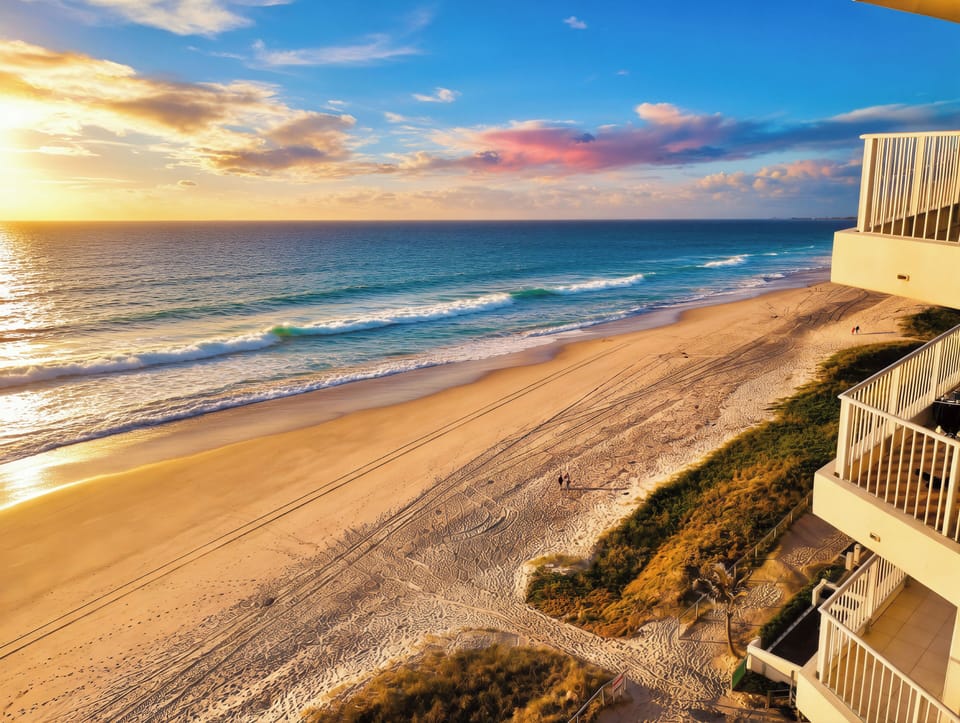 Oceanfront balcony with sweeping views and the sound of waves