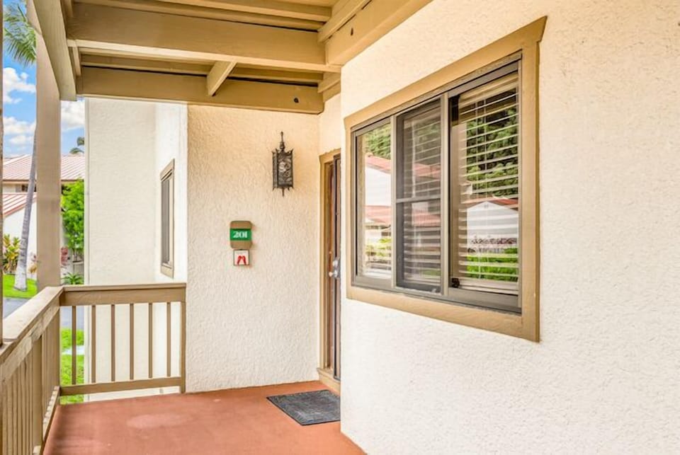 Entry to the unit from outside