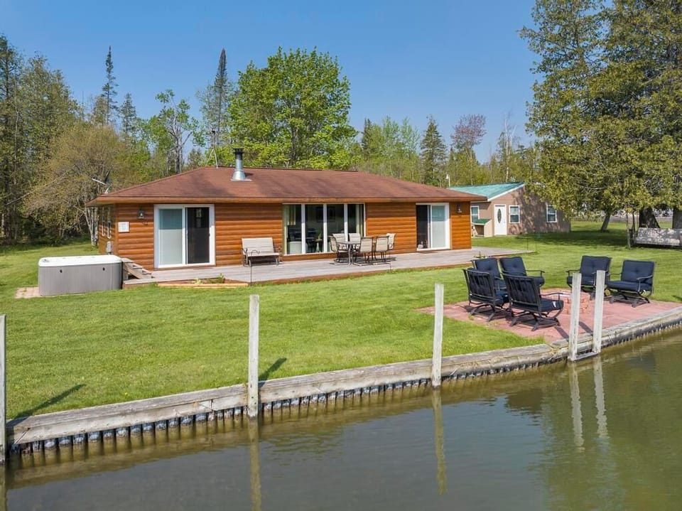 River view of cabin (2)
