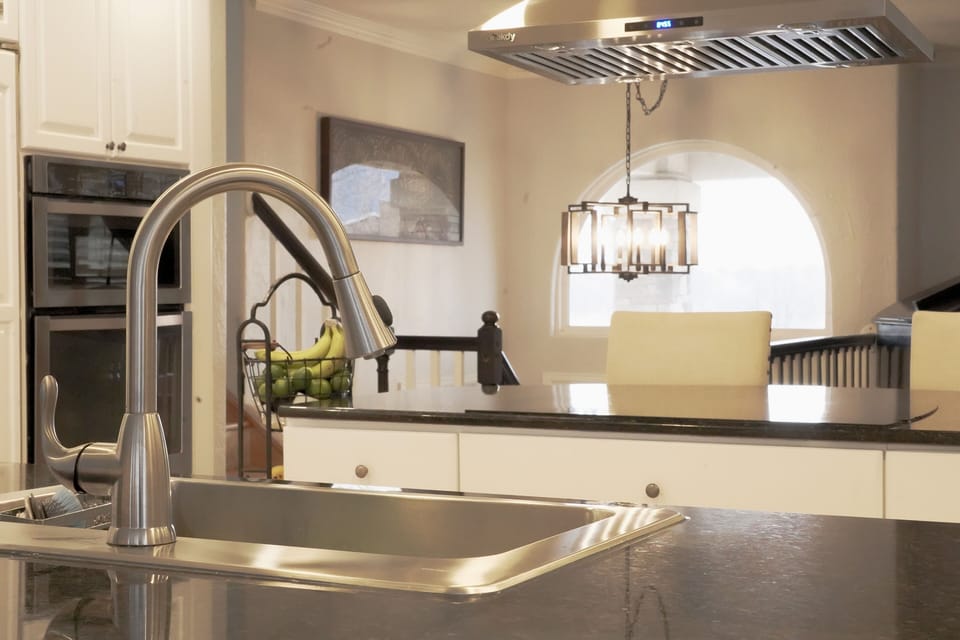 The two islands make this kitchen the center of the action! 
