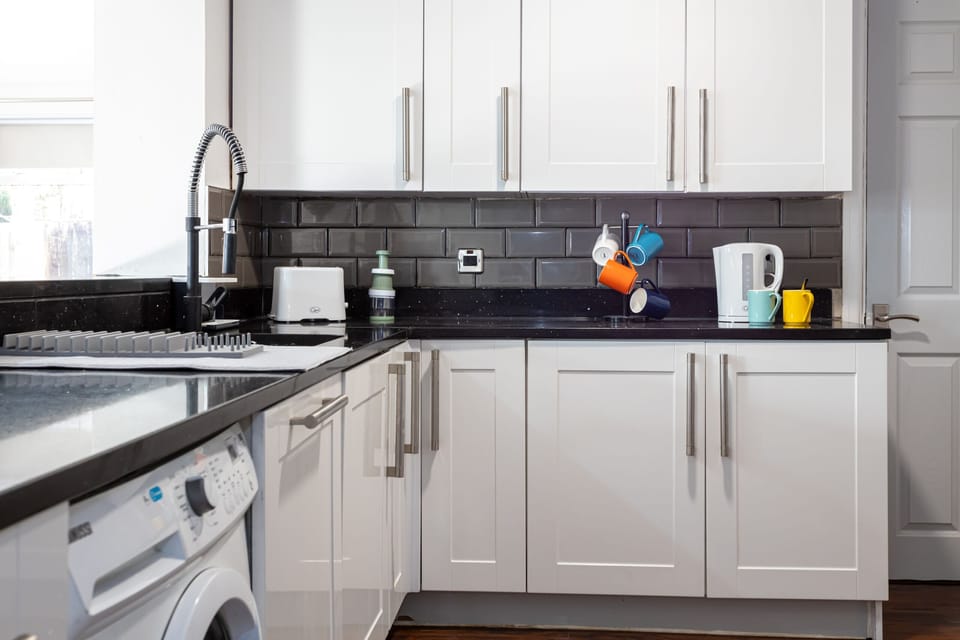 Open Plan Kitchen, Dining and Lounge.