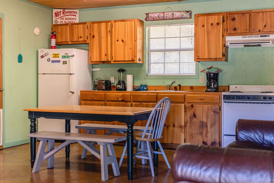 Kitchen and dining area view