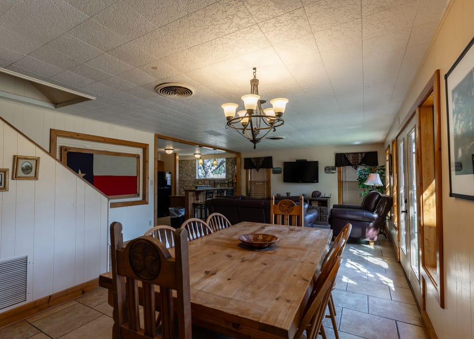 View of dining table