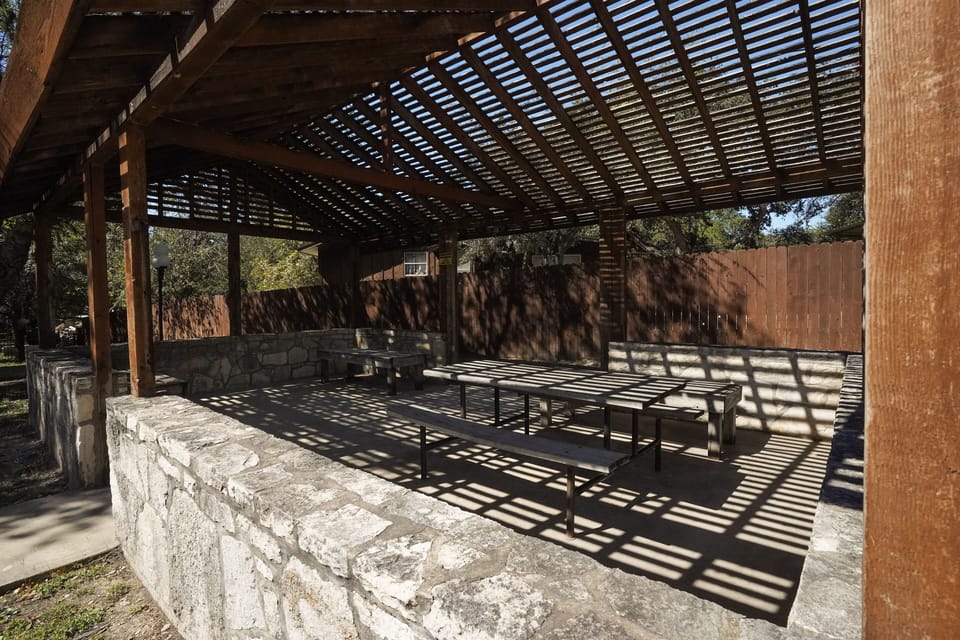 View of outdoor seating area