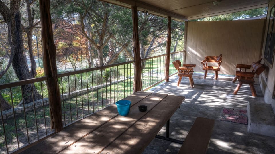 Porch view with seating area