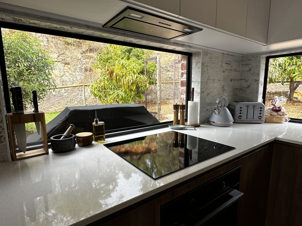 Induction cooktop and oven
