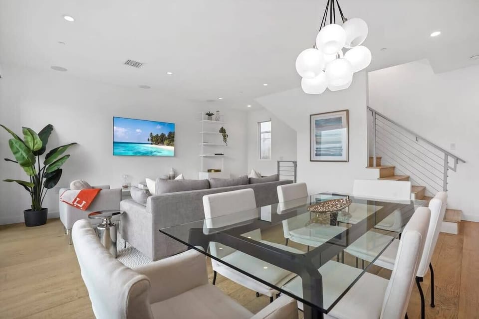 The open dining space, perfect for an intimate family gathering
