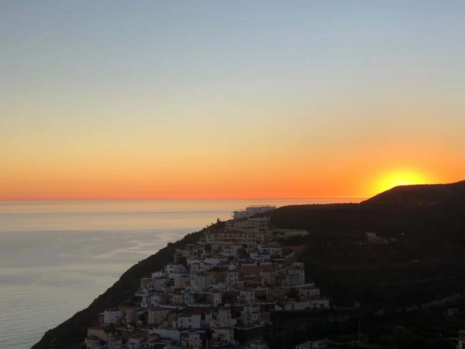 Sunset from the roof terrace - Gotonerja