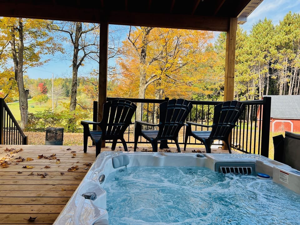 View of the spa available year round