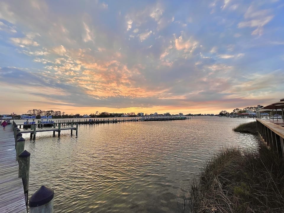 Sunset over the Lagoon 