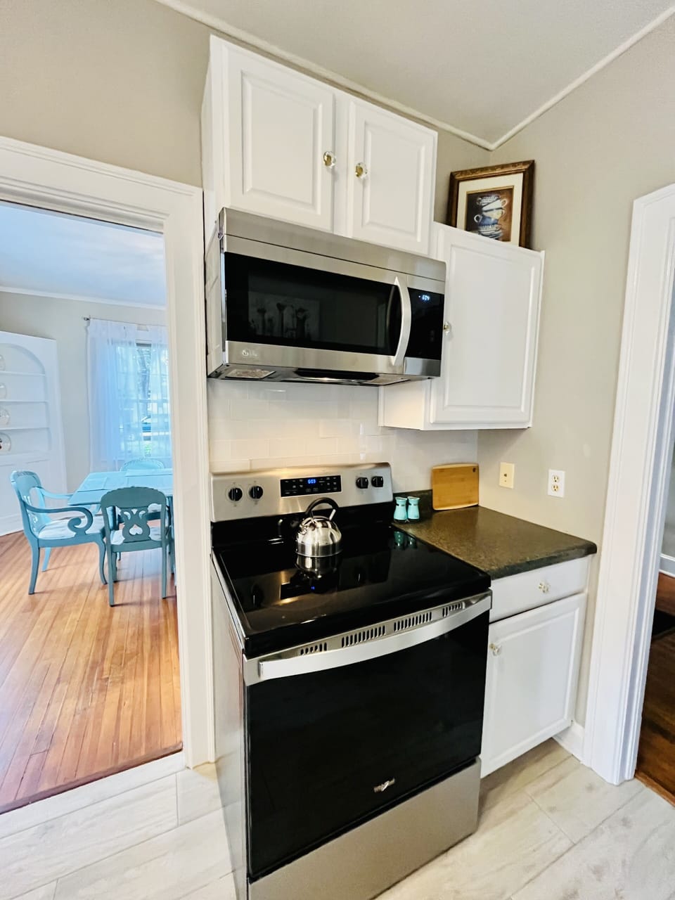 Whirlpool range and microwave oven