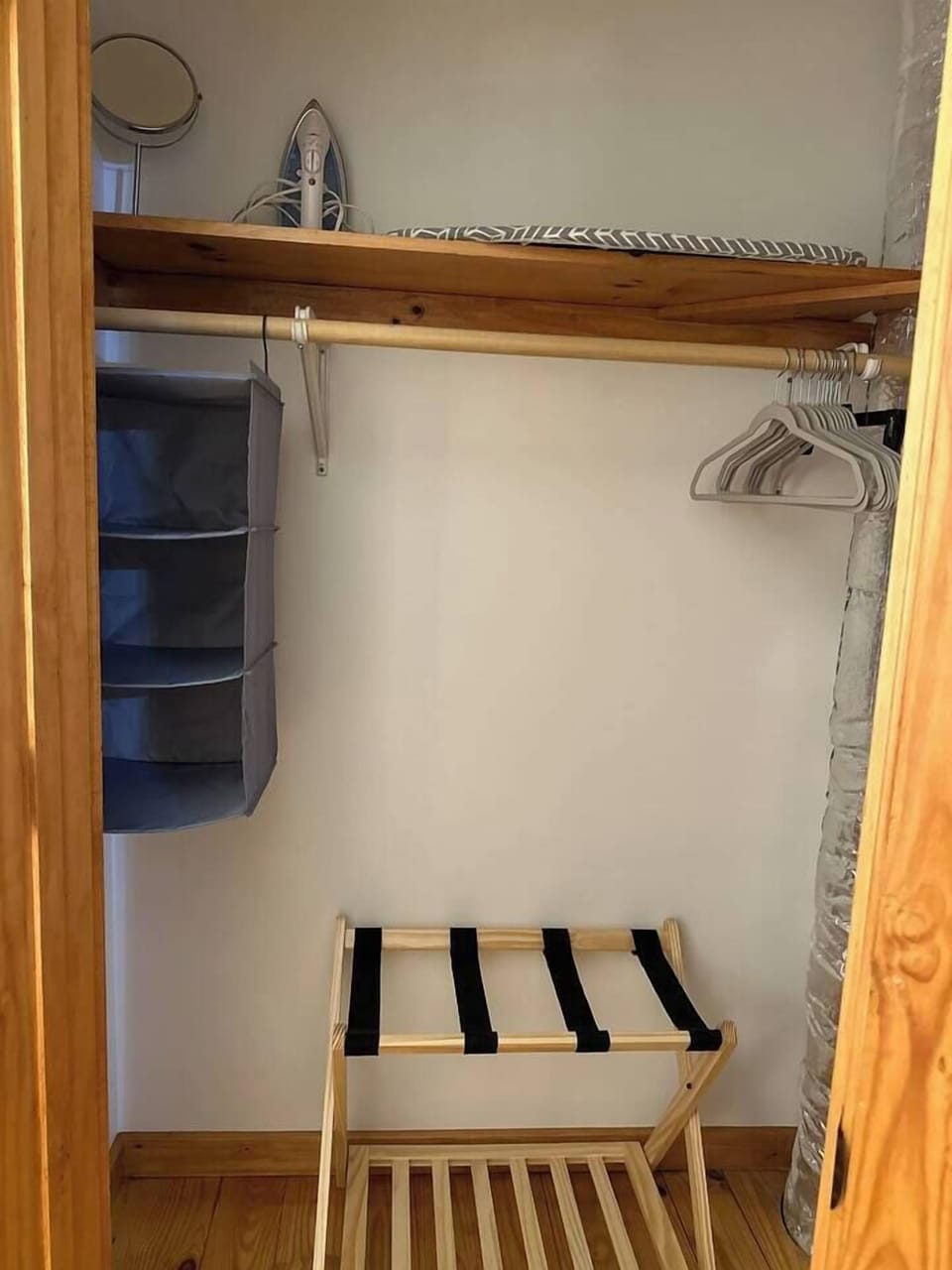 Your own closet in the master bedroom.