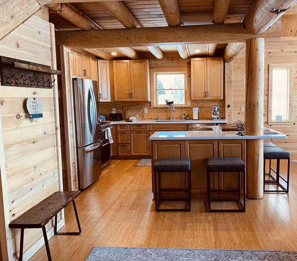 Front view of kitchen 