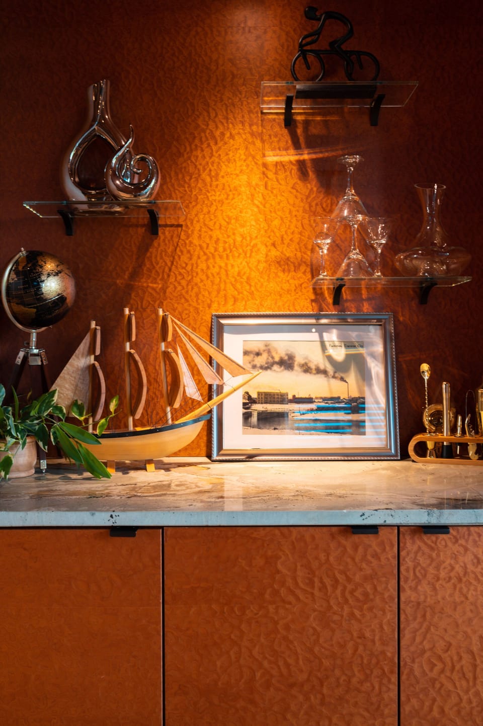 One-of-a-kind interior design, just like from AD pages