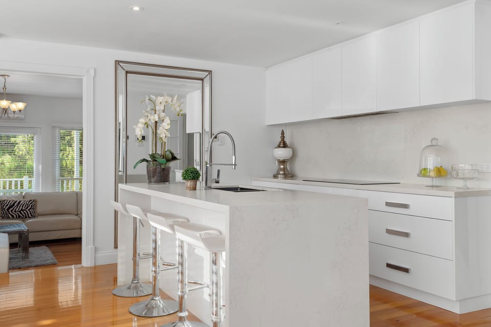 Spacious kitchen perfect for entertaining or quiet dinners in