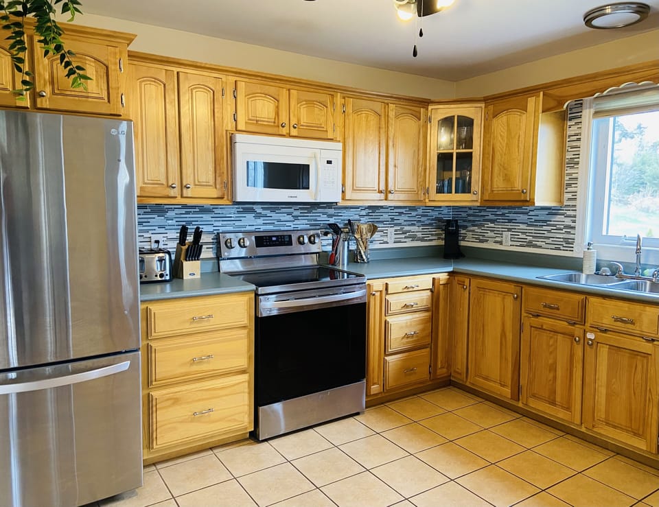 Kitchen with all basic cooking essentials